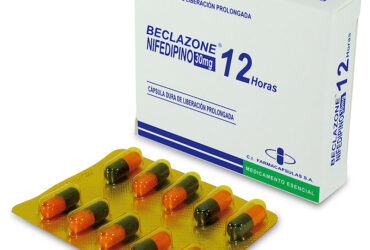 NIFEDIPINO BECLAZONE 30 MG 10 CAPSULAS