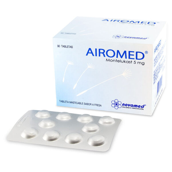 AIROMED MASTICABLE 5MG 90 TBS(A)