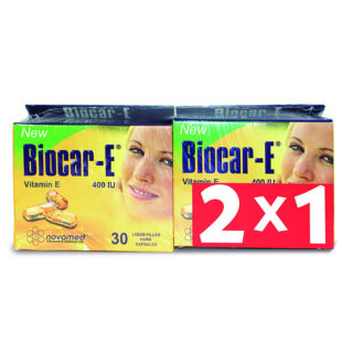 VITAMINA E BIOCAR-E 400 U.I. 30 CAPSULAS