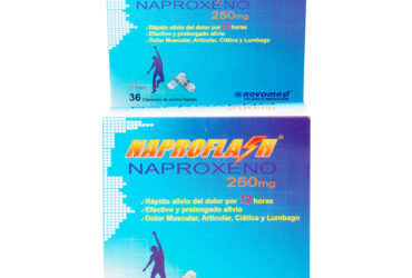 NAPROFLASH 250 MG 36 CAPSULAS