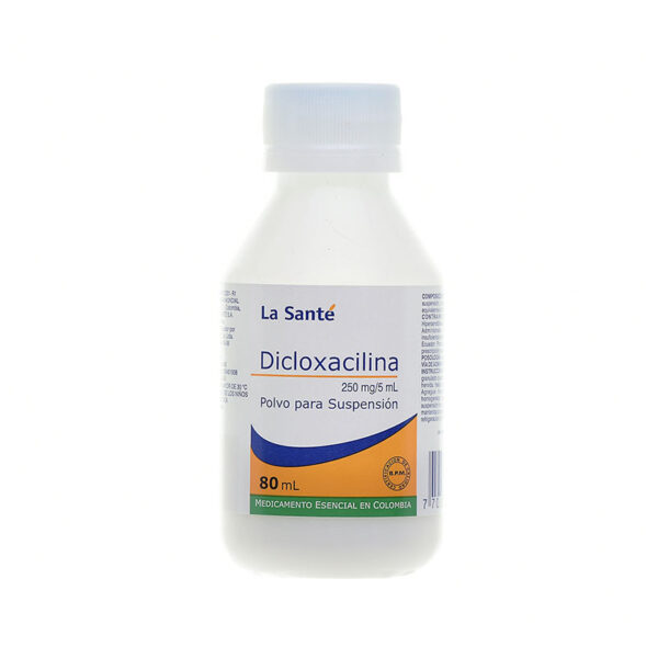 DICLOXACILINA 250 MG SUSPENSION 80 ML LS
