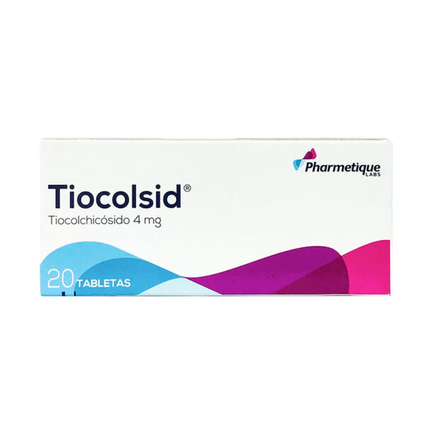TIOCOLSID 4 MG 20 TABLETAS(3%+)