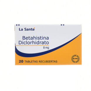 BETAHISTINA 8 MG 20 TABLETAS LS