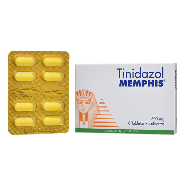 TINIDAZOL 500 MG 8 TBS MP