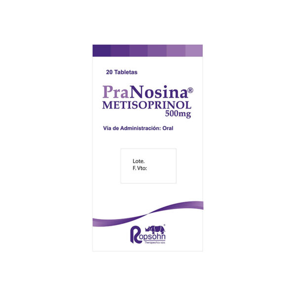 PRANOSINA 500 MG 20 TABLETAS (3%+)