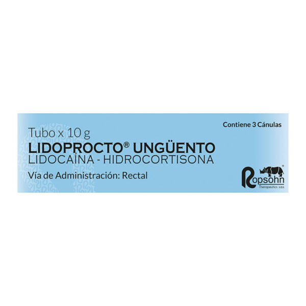 LIDOPROCTO UNGUENTO 10 GR