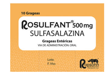 ROSULFANT 500 MG 10 GRAGEAS ENTER.