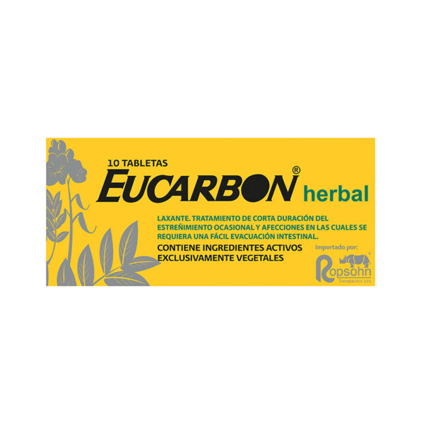 EUCARBON HERBAL 10 TABLETAS