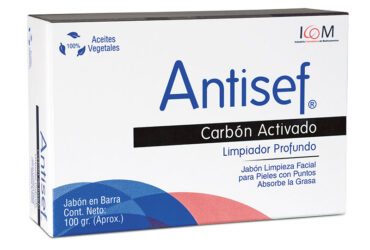 JAB ANTISEF CARBON ACTIVO 100 GR ICOM