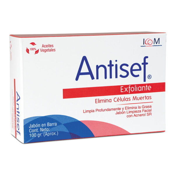 JABON ANTIACNE ANTISEF EXFOLIAN 100 ICOM