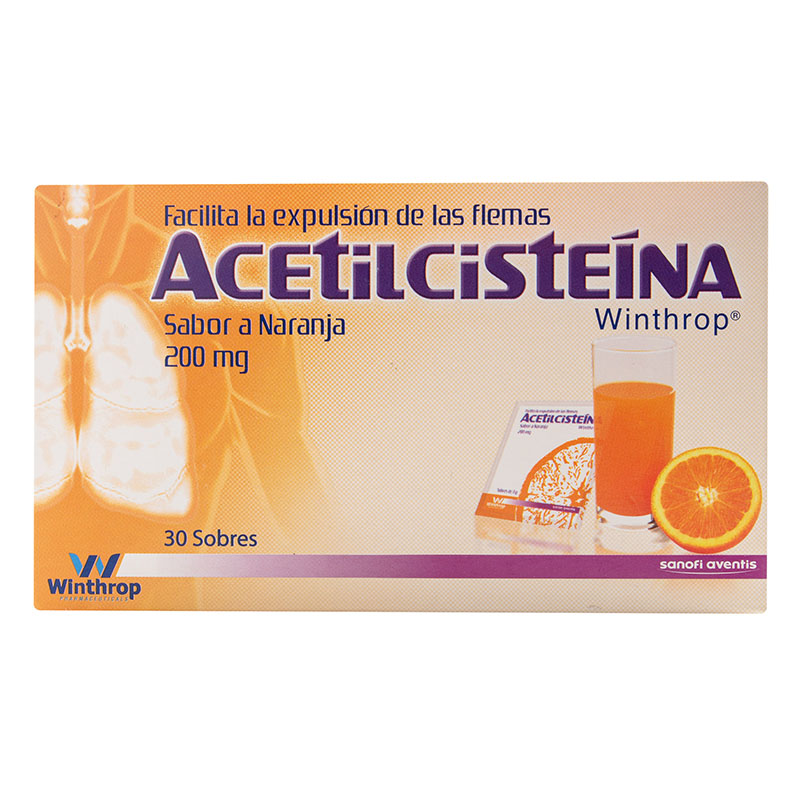 ACETILCISTEINA 200 MG 30 SBS GF