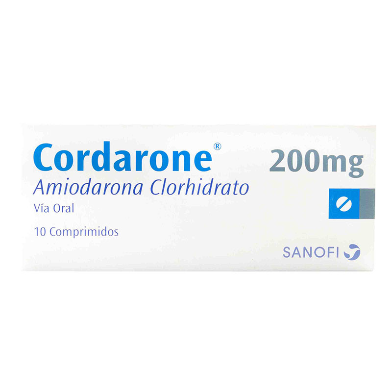 CORDARONE 200 MG 10 TABLETAS (A)