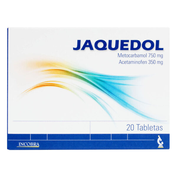 JAQUEDOL 750/350 MG 20 TABLETAS