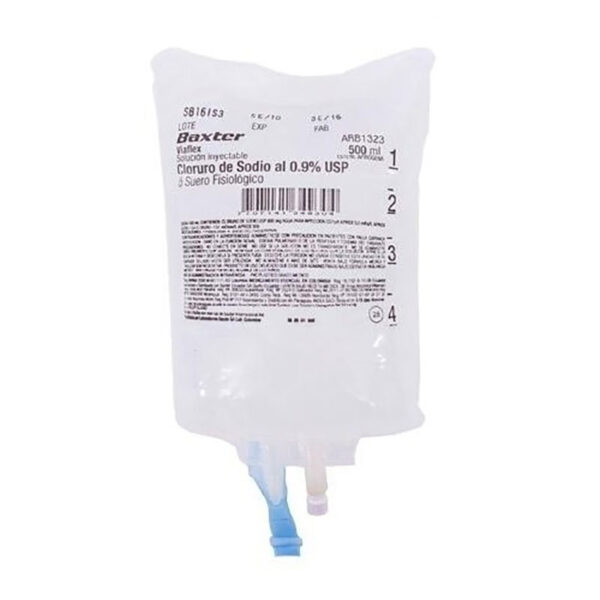 SUERO FISIOLOGICO CLOR.SODIO 500 ML 1323