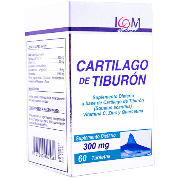 CARTILAGO DE TIBURON ICOM 60 TABLETAS
