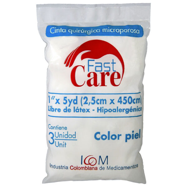 MICROPORE PIEL FAST CARE 1X5 3UND ICOM