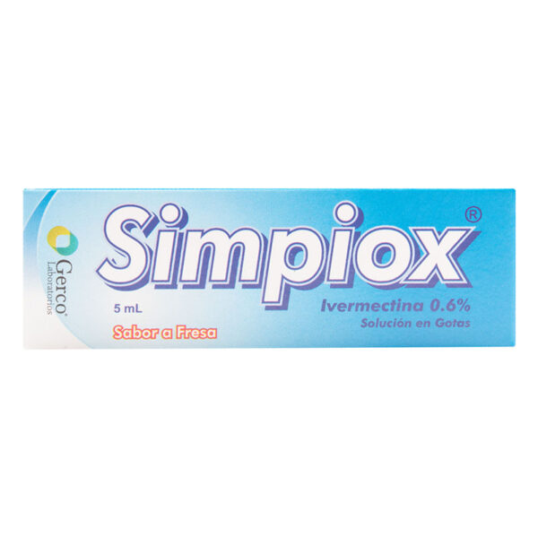 SIMPIOX 0.6%  IVERMECTINA GOTAS 5 ML