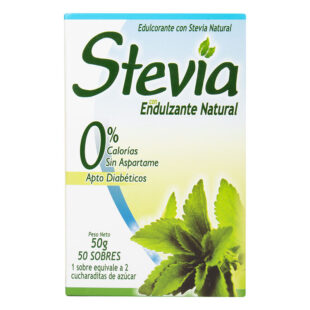 STEVIA ENDULZANTE 50 SOBRES