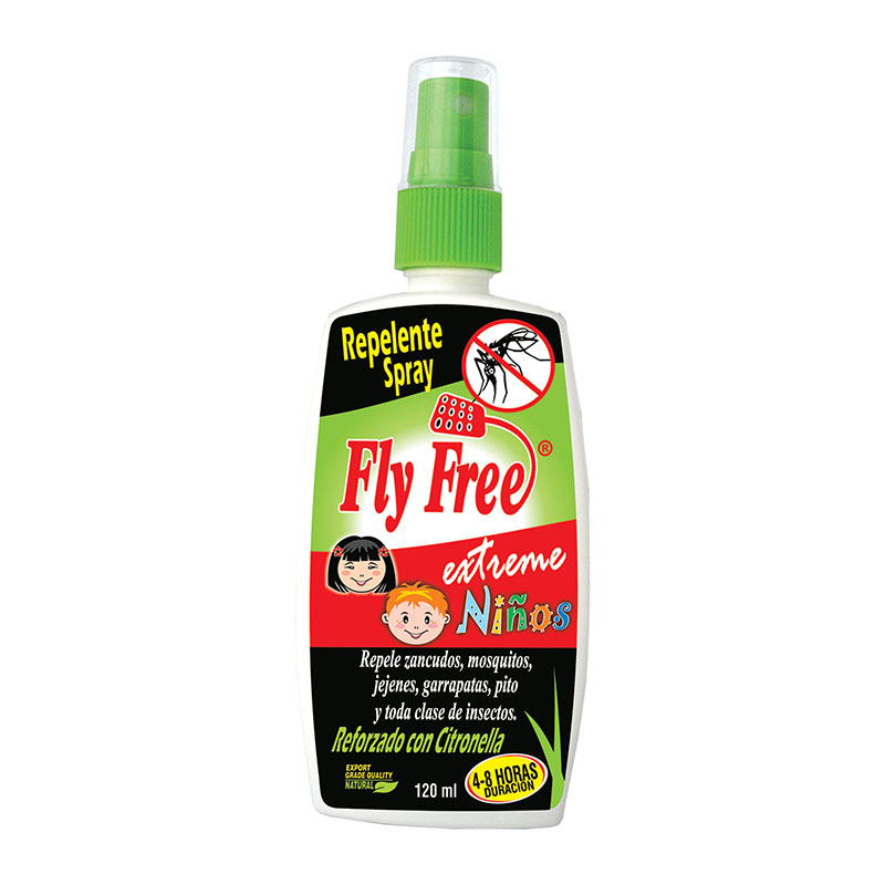 REPELENTE FLY FREE EXT.NINOS SPR.120 ML
