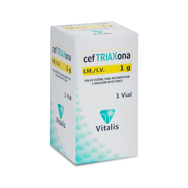 CEFTRIAXONA 1 G 1 AMPOLLAS VT