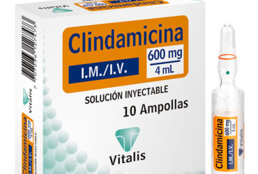 CLINDAMICINA 600 MG/4 ML 10 AMPOLLAS VT
