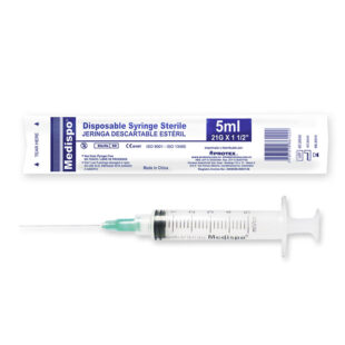 JERINGA MEDISPO 3P 5 ML 21X1.1/2 100 UND