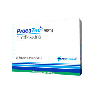 CIPROFLOXACINA PROCATEC  500 MG 10 TBS