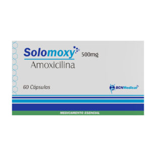 AMOXICILINA SOLOMOXY 500 MG 60 CAPSULAS