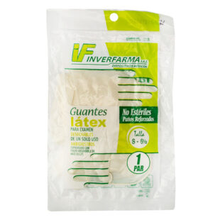 GUANTE DE LATEX 2 UDS S INVERFARMA