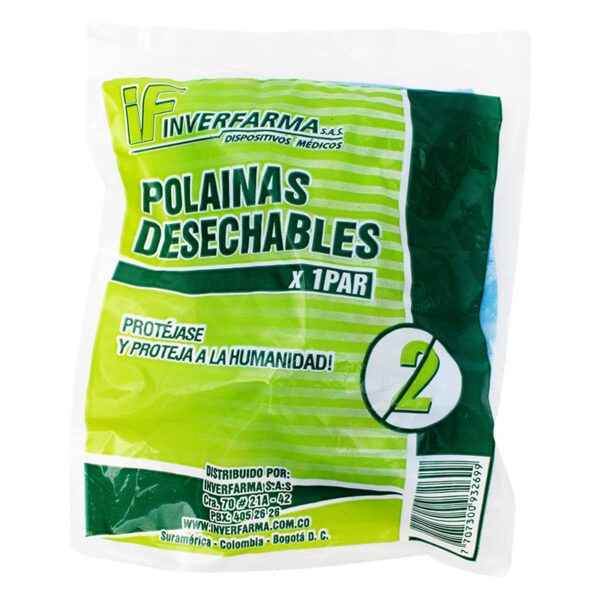 POLAINA DESECHABLE 2 UND (1P)INVERFARMA