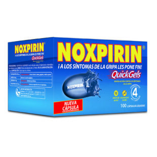 NOXPIRIN QUICK GEL 100 CAPSULAS