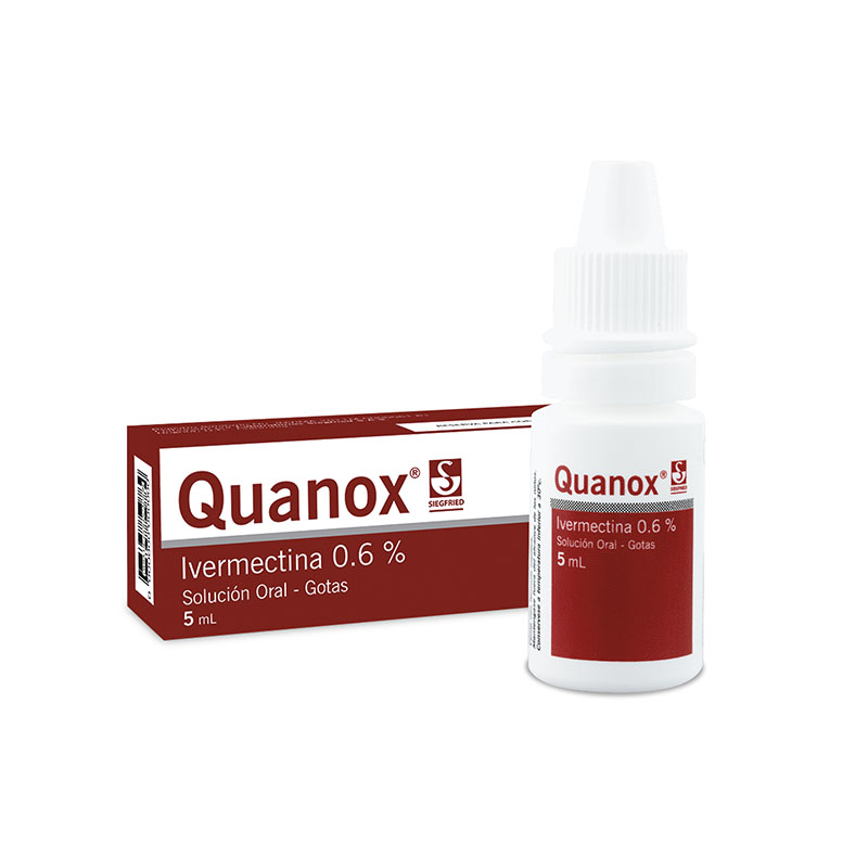 QUANOX IVERMECTINA 0.6% GOTAS 5 ML