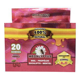 MEGALYPTUS CEREZA 400MG 80 UND