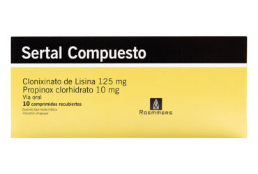 SERTAL COMPUESTO 10 MG 10 TABLETAS