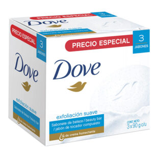 3 JAB.DOVE EXFOLIACION 90 GR