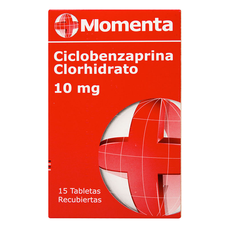 CICLOBENZAPRINA 10 MG. 15 TBS MOMENTA