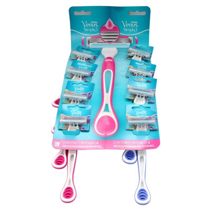 MAQ.GILLETTE SIMPLY MUJER DISP.8 UND