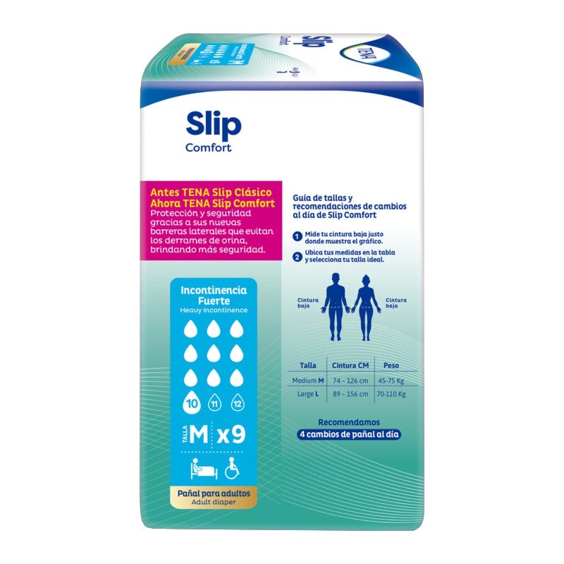 PAN.TENA SLIP CLASICO MED 9 UND - Imagen 4