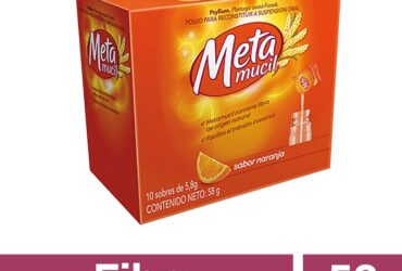 METAMUCIL FIBRA 5.8 GR 10 SOBRES