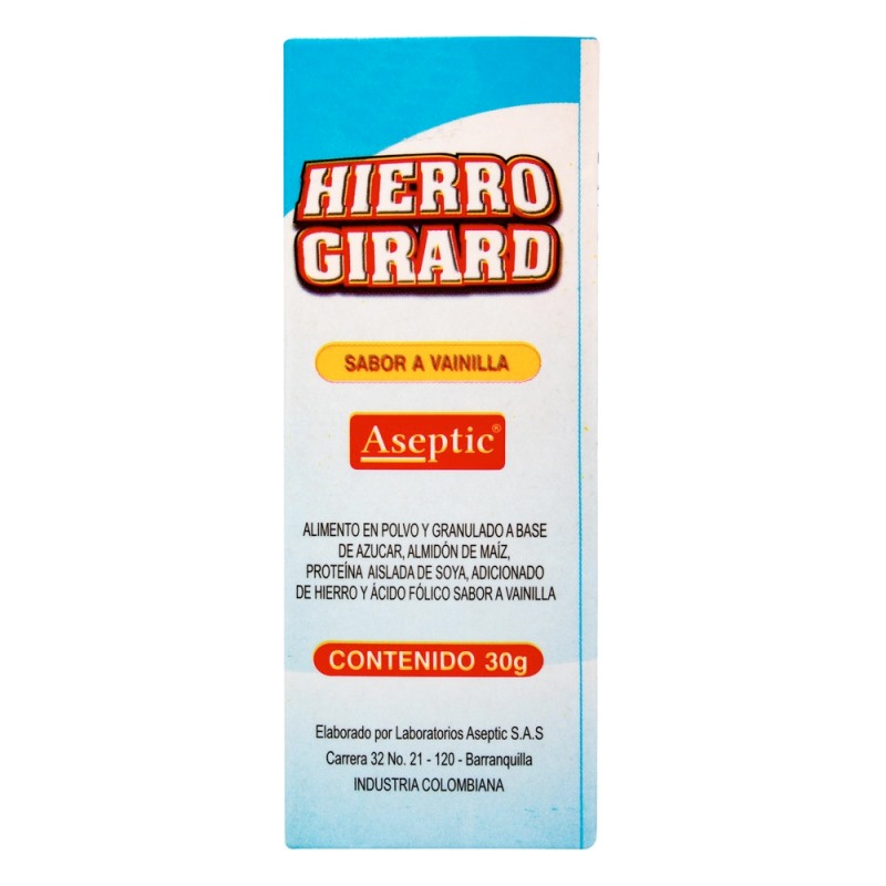 Hierro Girard Vainilla 30 g