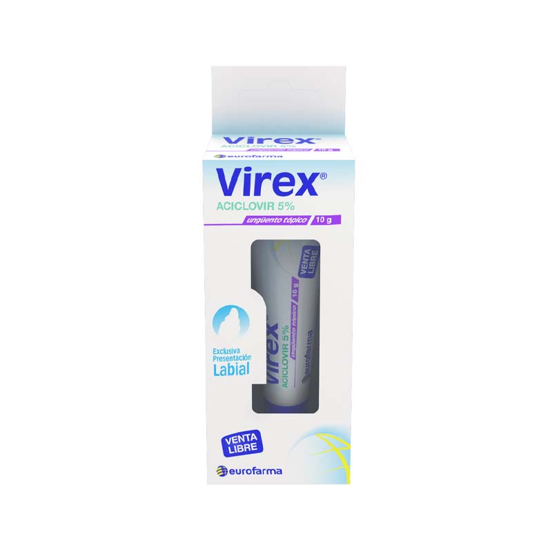VIREX LIPSTICK LABIAL 10 GR