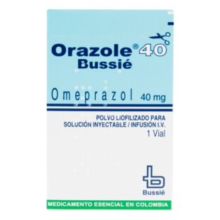 ORAZOLE 40 MG INFUCION 1 AMPOLLA