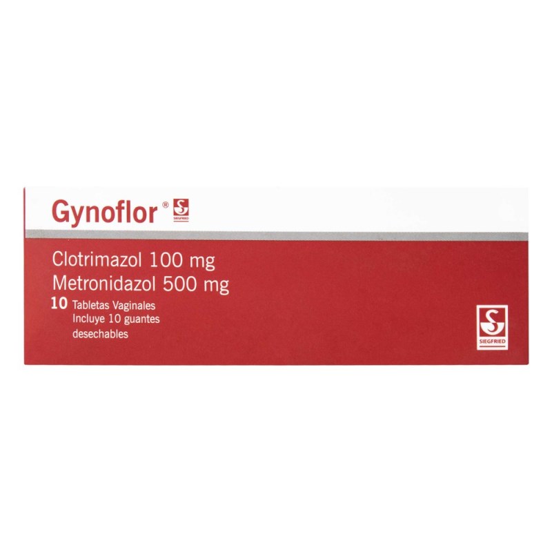 GYNOFLOR 500/100 MG 10 TABLETAS VAGINAL