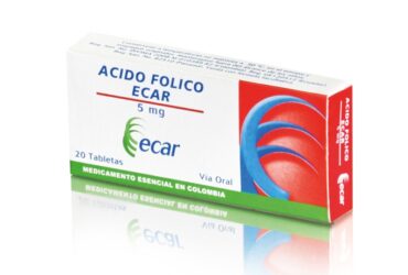ACIDO FOLICO 5 MG 20 TABLETAS EC