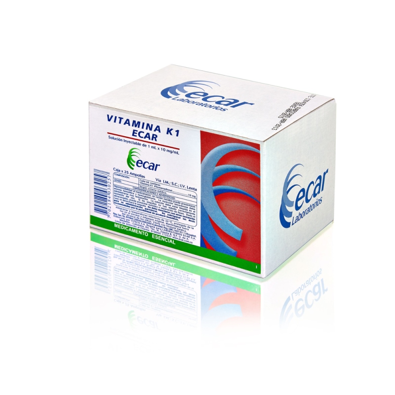 VITAMINA K 10 MG 1 ML AMPOLLA EC