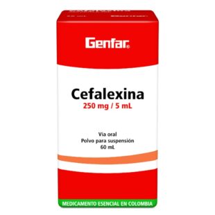 CEFALEXINA 250 MG SUSPENSION 60 ML GF