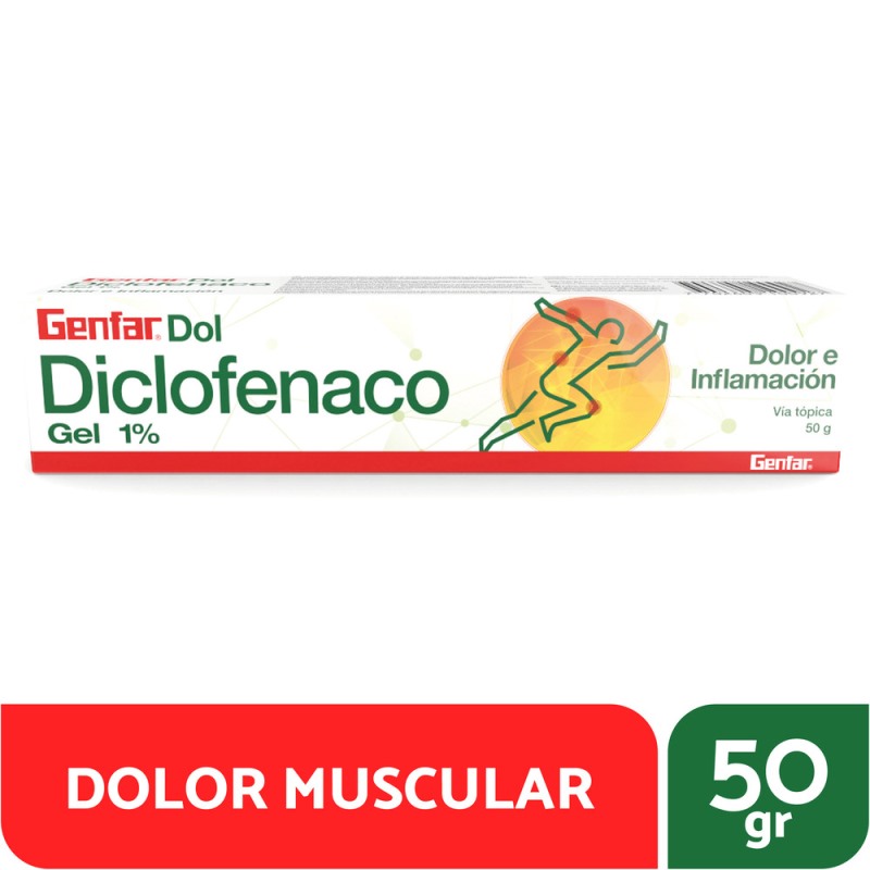 DICLOFENACO 1% GEL 50 GR GENFARDOL