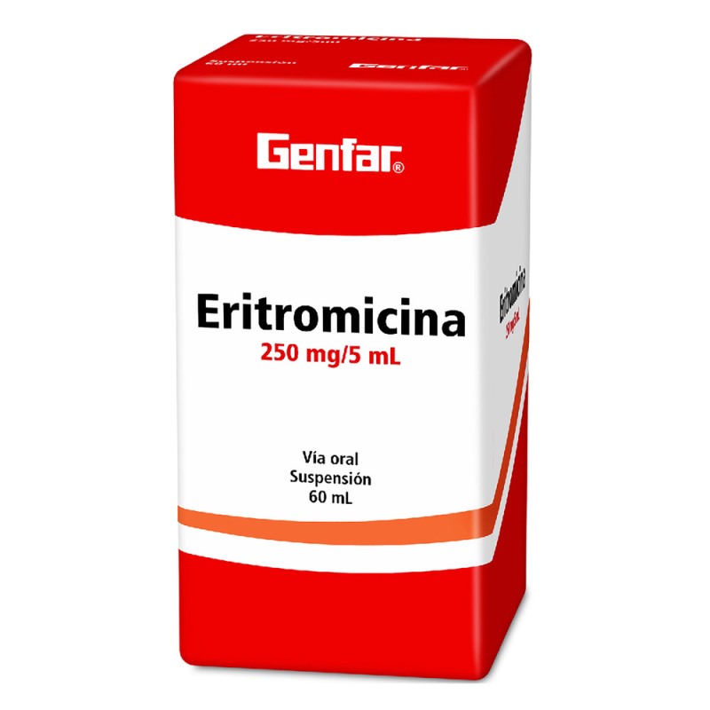 ERITROMICINA 250 MG SUSPENSI 60 ML GF
