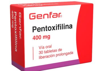 PENTOXIFILINA 400 MG 30 TABLETAS GF