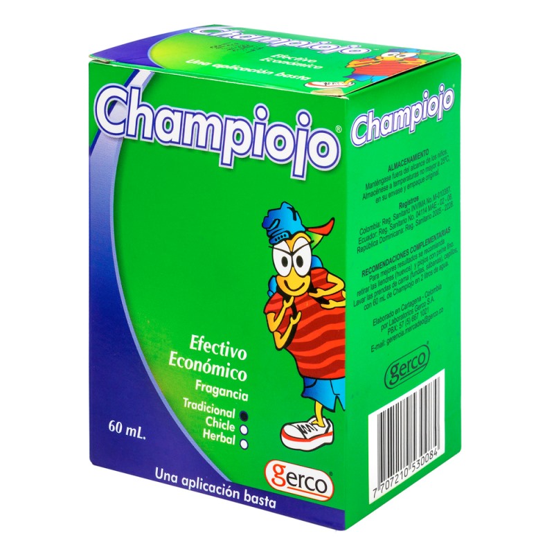 CHA.CHAMPIOJO 60 ML TRADICIONAL+PEINE